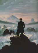 Caspar David Friedrich Wanderer above the Sea of Fog (mk10) china oil painting reproduction